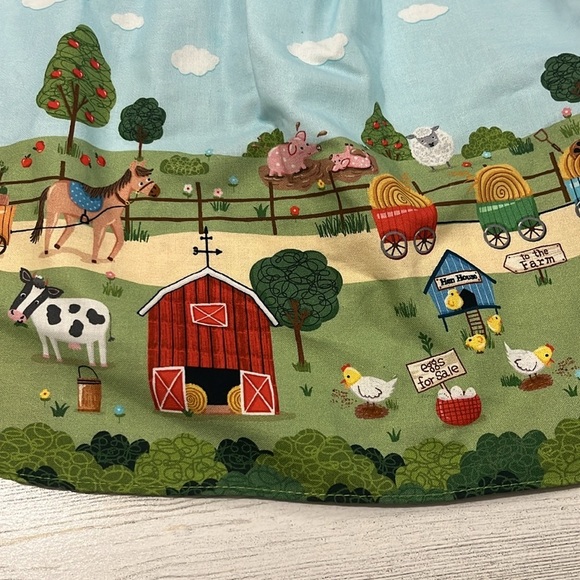 Ricrac & Ruffles Farm Animals Dress Size 2T NWT - Picture 3 of 9